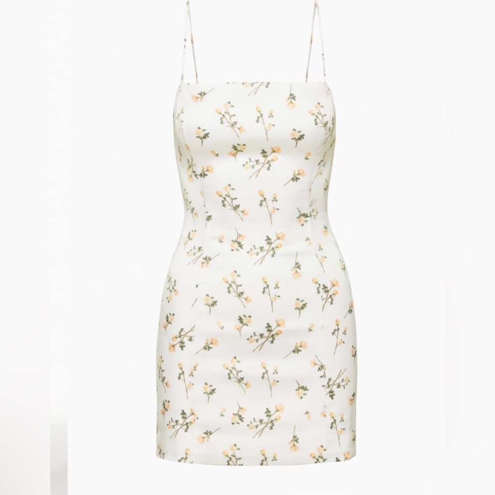 Aritiza Sunday Best Shimmer Satin Dress NWOT